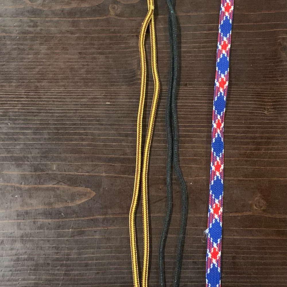 Set of 3 shoe strings for Dr. Martens/boots